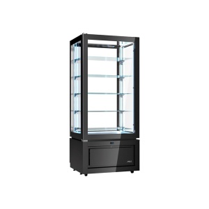 Vertical refrigerated display cabinet, +14/+16 °C, 80,5x64,5x184 cm, Luxor Black, model KC8ASX