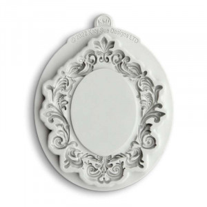 Vintage Baroque Vintage Round Silicone Moulding 12.7 x 10.8 cm - Img 2