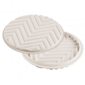 Комплект Tarte Grafique Ø 25 cm, 1 микроперфорирана клонка + силициева форма - Img 4