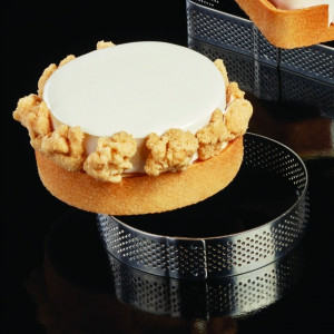 Кръгла микроперфорирана рамка Tarte Round, Ø7xH2cm - Img 2