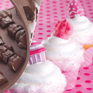 Силиконова форма за кексчета Chocoice, 16 кухини - Img 5