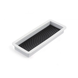 Силиконова форма 3D форма за торта Valuri 30 x 10 x H 3,6 cm, 1300 ml - Img 4