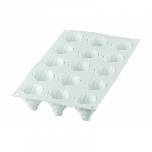 Силиконова форма Chantilly Chantilly Mini Ø 4,7 x H 4,2 cm, 15 кухини, 30 ml - Img 3