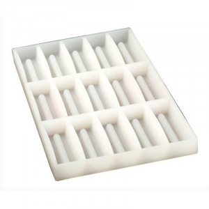Силиконова форма Delicious Snack 15 cav. 9x3xh1,9cm - Img 1
