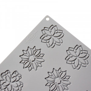 Силиконова форма Gourmand Mandala Mandala 3 форми Ø 5,5 x H 0,2 cm, 12 кухини - Img 4