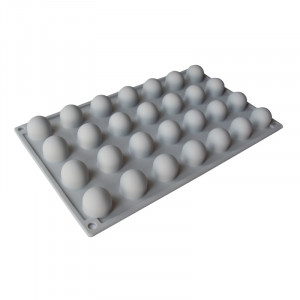 Силиконова форма Gourmand Pop Ø 2,4 x H 2,3 cm, 28 кухини - Img 2