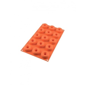 Силиконови понички Mignon Ø 4,5 x H 1,8 cm, 15 кухини (SF171) - Img 2