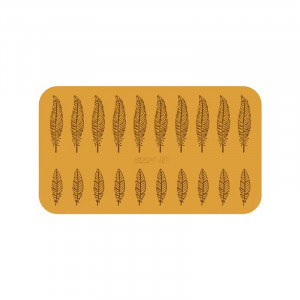 Силиконов калъп Silikomart NaturaE Feather - молив 12,1 x 2,8 x H 0,15 cm, 5 ml, 10+10 кухини - Img 2