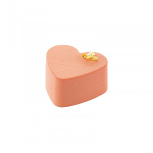 Силициева форма за сърце 7,8 x 7,3 x H 4 cm, 24 кухини, 155 ml (SQ086)