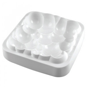 Форма за торта Silicon Tort 3D Cloud 1600, 20 cm x 20 cm x 5,5 cm - Img 2