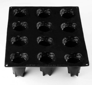 Форма Pavoflex 30x40 Easter Ø 7 x H 7,2 cm, 12 кухини, 120 ml - Img 3