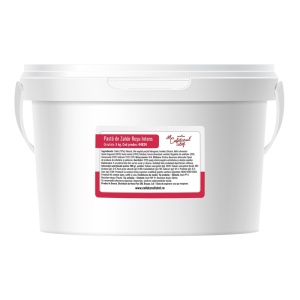 Червена захарна паста Intense confectioner Istet, 5 Kg - Img 1