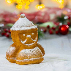 3D Baking Cake Shape Santa Claus 15.5x8xH20cm, Anodised Aluminium - Img 7