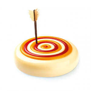3D Silicon Cake Tin 3D Top Ø18xH4.5cm - Img 1