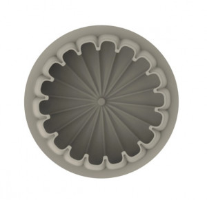 3D Silicon Cake Tin Maggie Ø 20 x H 5.2 cm, 1400 ml - Img 3