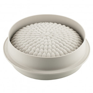3D Silicon Cake Tin Saint Honore Ø 19 x H 7 cm, 1600 ml - Img 2