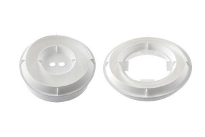 3D szilikon tortaforma 3D láng Ø24 x H 8,5 cm + dekoráció Ø 21,3 x H 3,5 cm + dekopírozó dekoráció Ø 21,3 x H 3,5 cm + dekopírozógép - Img 2