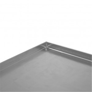 Aluminium Tray - 4 Edges, 40 x 30 x H 2 cm - Img 2
