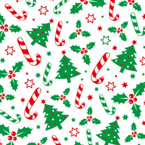 Bags S with base, cellophane, with Christmas pattern, Bradut, Acadea 12.5 x 3 x H 24 cm, Set 20 pcs - Img 2