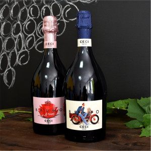 Bruno Lambrusco Roze Brut - Cantine Ceci - 0.75 L - Img 3