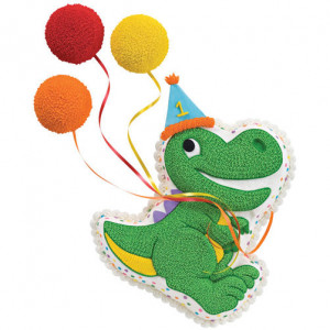 Cake Baking Tin Dinosaur Model, 32 x 28 x H 5 cm, Anodised Aluminium - Img 3
