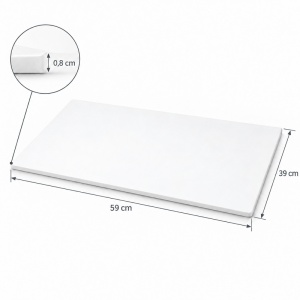 Cake / Buffet Tray Rectangular 59 x 39 cm, Plastic