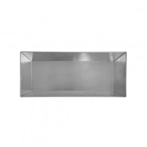 Chec tálca, Cozonac szélesített peremmel, 26 x 10 x H 7,5 cm, hegesztett alumíniumból készült - Img 4