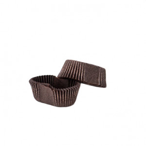 Chese Ovale Hartie Maro, 4.5 x 2.5 x H 2 cm, 3000 buc - Img 1