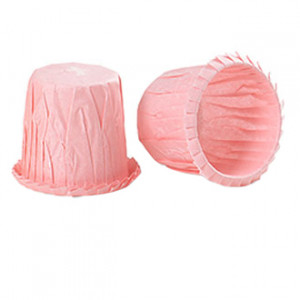 Chese S Pink Crepe Paper, Ø 3 x H 3.5 cm, 35 pcs - Img 1