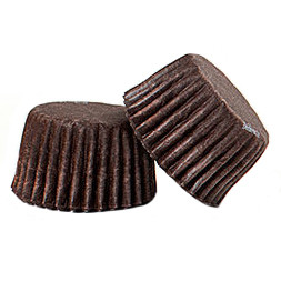 Chese XS Brown paper, Ø 2.7 x H 1.7 cm, 200 pcs - Img 1