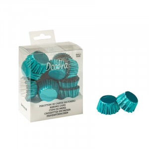 Chese XS Metallic Blue Paper, Ø 2.7 x H 1.7 cm, 180 pcs