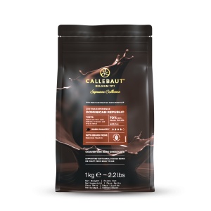 Ciocolata Neagra Zestina Santo Domingo, 70% Cacao Barry Callebaut, 1 kg