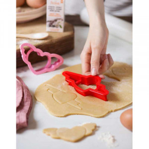 Cutters Love Plastic, Ø 10 and 12 x H 2.2 cm, Set 2 pcs - Img 3