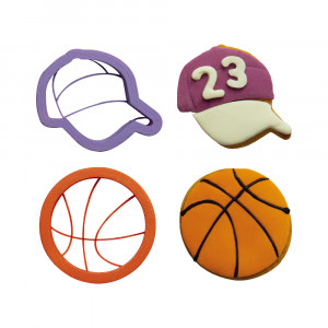 Cutters Plastic Sport - Basketball R 6.5 and 7.5 x H 2.2 cm, 2 pcs - Img 3