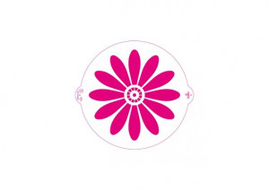 *Daisy Decor Kerek műanyag Daisy Decor szappantartó Ø 25 cm