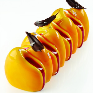 Decor Chocolate Decor Stainless Steel Spatula - Chocolate Flakes, 10x2.4 cm - Img 4