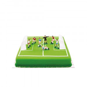 Decor Ined Cake, Football Figurines Set, R 4.5 - 8 cm, 9 pieces - Img 2