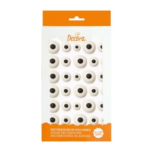 Decor Sugar - Eyes Ø 1, 1.5 and 2 cm, 30 pcs - Img 1