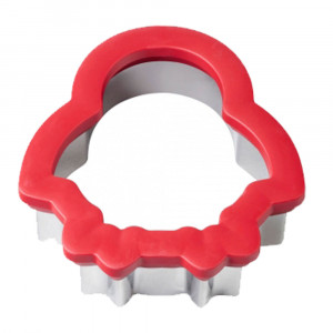 Decupator Inox Craciun - Pinguin sau Cap de Ren Ø 11 x H 3.5 cm - Img 1