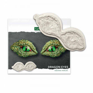 Dragon Eye Silicone Mould, 2 Subjects 8.5 x 6.4 cm