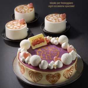 Edible Golden Decorations for Food Decoration, 1 Mould, Ø 3-4 cm, Heart Model, 132 pcs - Img 4