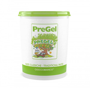 Fagylalt/kávé ízesítésű paszta, fehér csokoládé pregél, 5 kg