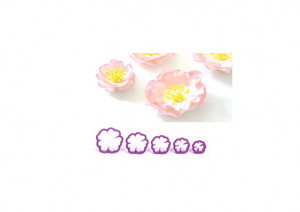 Flower of Maces - Plastic Cutters Ø 4 - 8 cm, Set of 5 pcs - Img 2