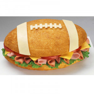 Forma Coacere Tort Model Minge Rugby, 30.5 x 20 x H 7.6 cm, Aluminiu Anodizat - Img 4
