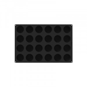 Forma Silicon Cilindru Monoportii Ø 7.6 x h 4 cm, 24 cavitati, 180 ml (SQ083) - Img 2