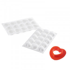 Forma Silicon Inima Cupido Ø 4.5 x H 2.4 cm, 15 cavitati, 30 ml - Img 3