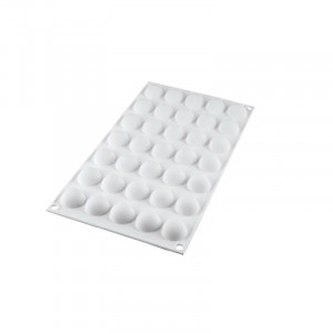 Forma Silicon Micro Semisfere Ø 2.6 x H 1.475 cm, 35 cavitati, 5 ml - Img 2