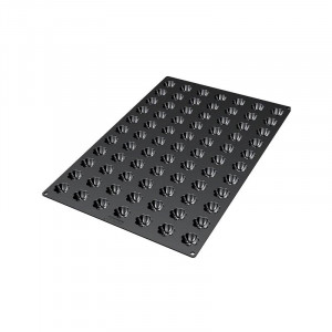 Forma Silicon Mini Charlotte Mignon Ø 3.5 x H 1.5 cm, 77 cavitati, 8.5 ml (SQ034) - Img 2