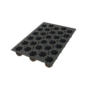 Forma Silicon Pandoro Monoportii Ø 7.65 x H 7.4 cm, 30 cavitati, 188 ml (SQ053) - Img 2