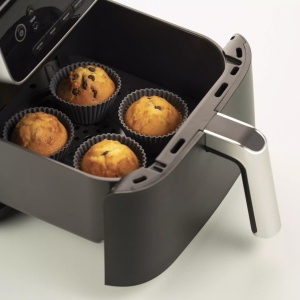 Forma Silicon pentru Air Fryer, Silfry Muffin, Ø 4.5/7.2 X H 3.4 cm, 80 ml, Set 6 Buc - Img 2